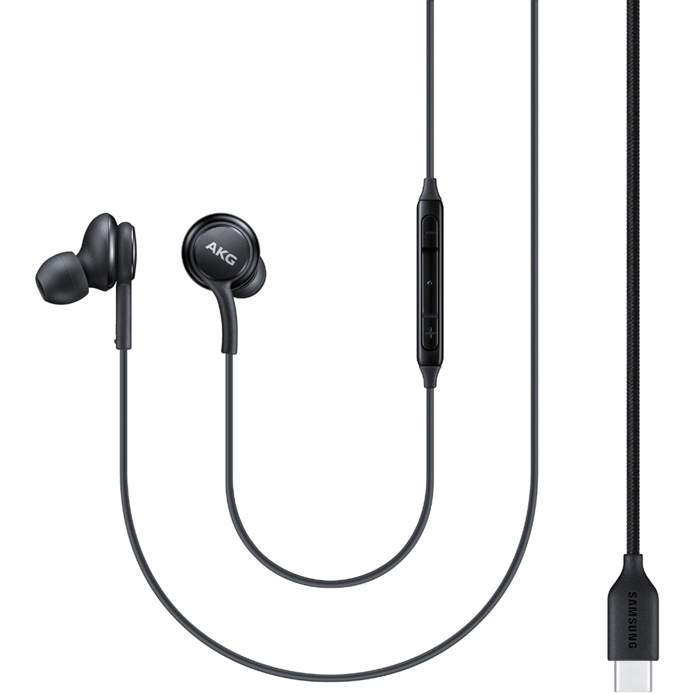 Samsung EO-IC100BBE USB-C Wired Earphones with Mic, Black