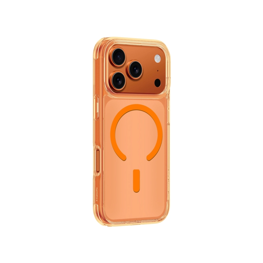 AmazingThing Minimal Phone Case Cover iPhone 17 Pro, compatible with MagSafe - orange
