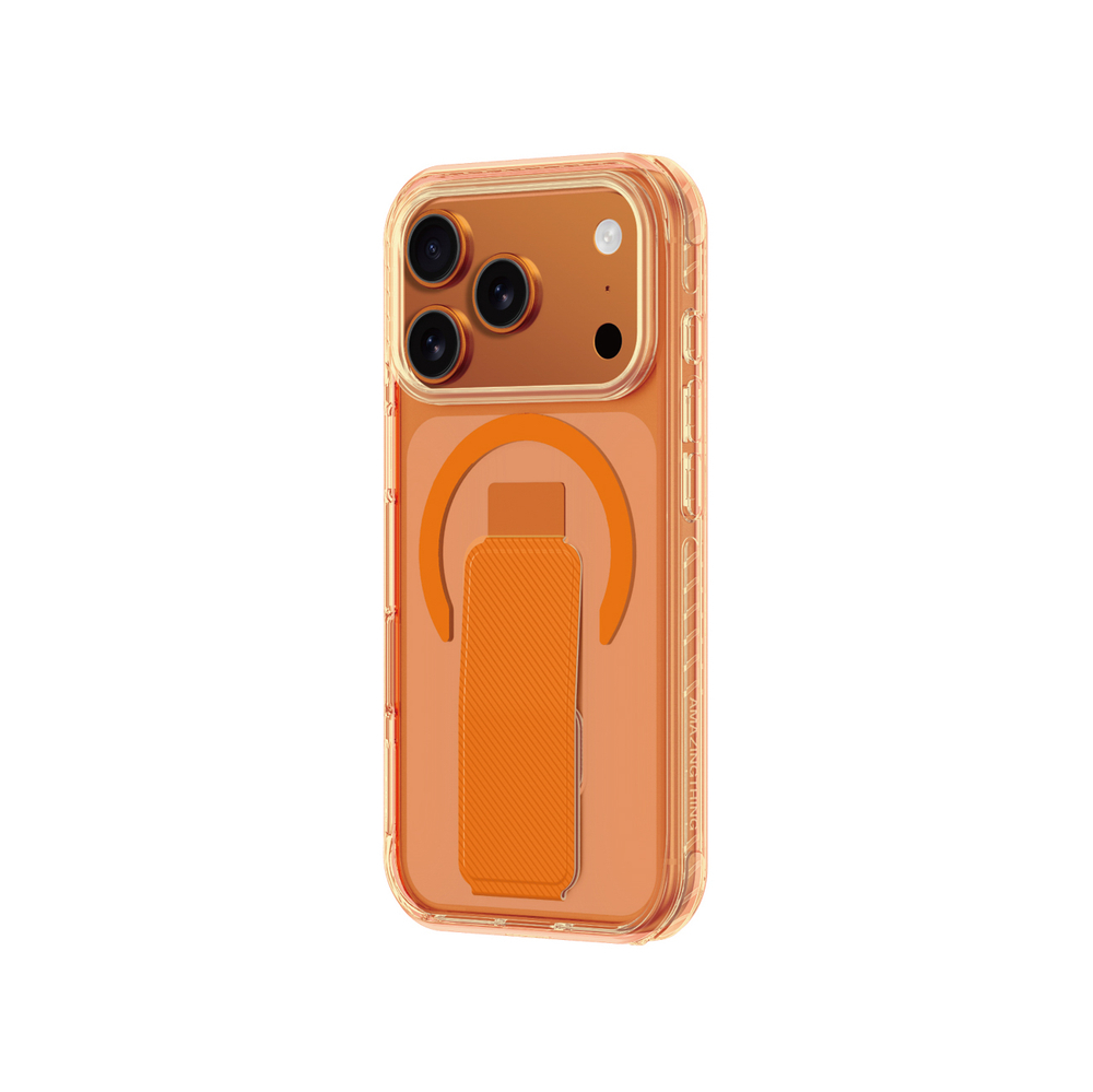 AmazingThing Titan Pro Holder Phone Case Cover iPhone 17 Pro Max Compatible with MagSafe - Orange (2)