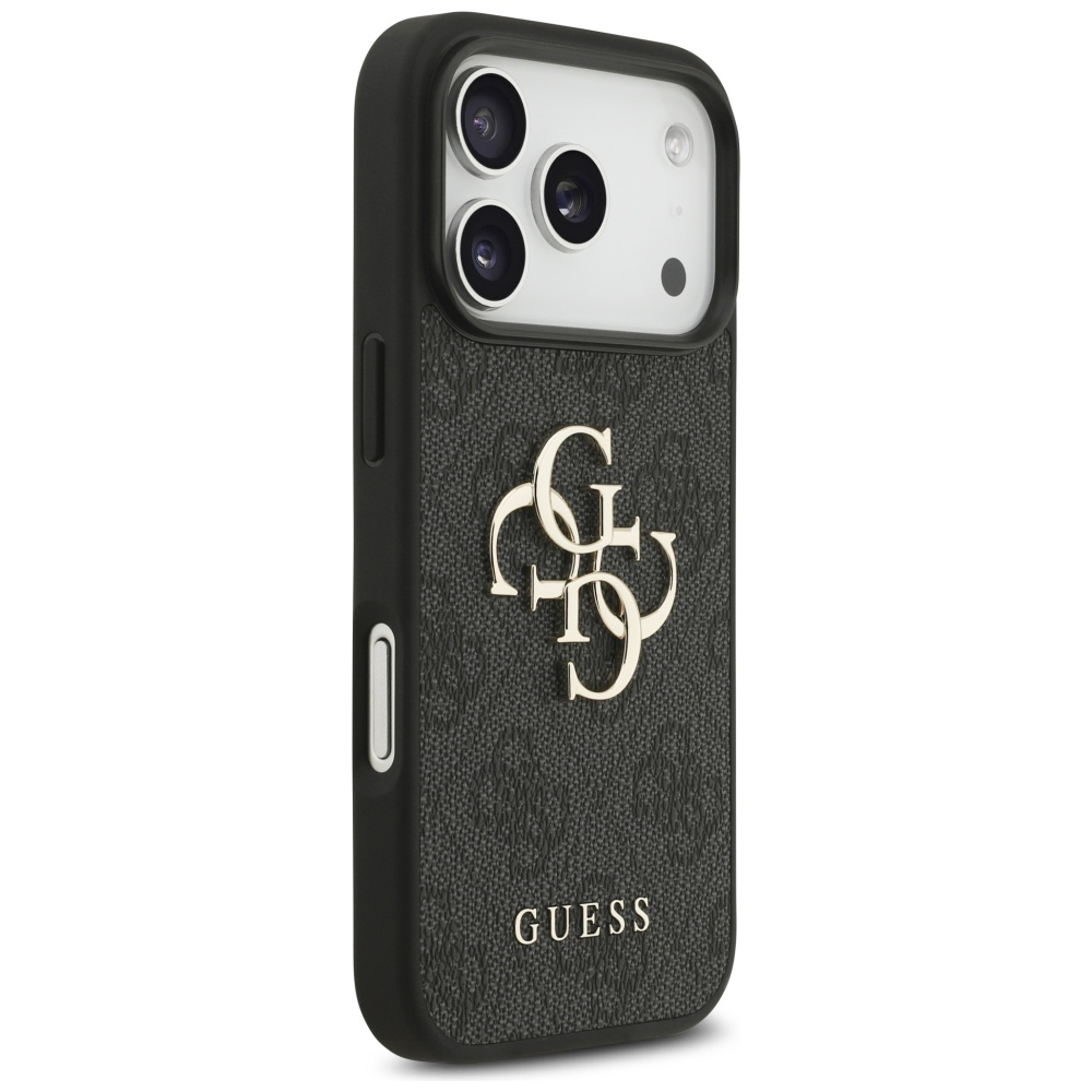 Guess 4G Big Logo Phone Case Cover iPhone 17 Pro - Black (2)
