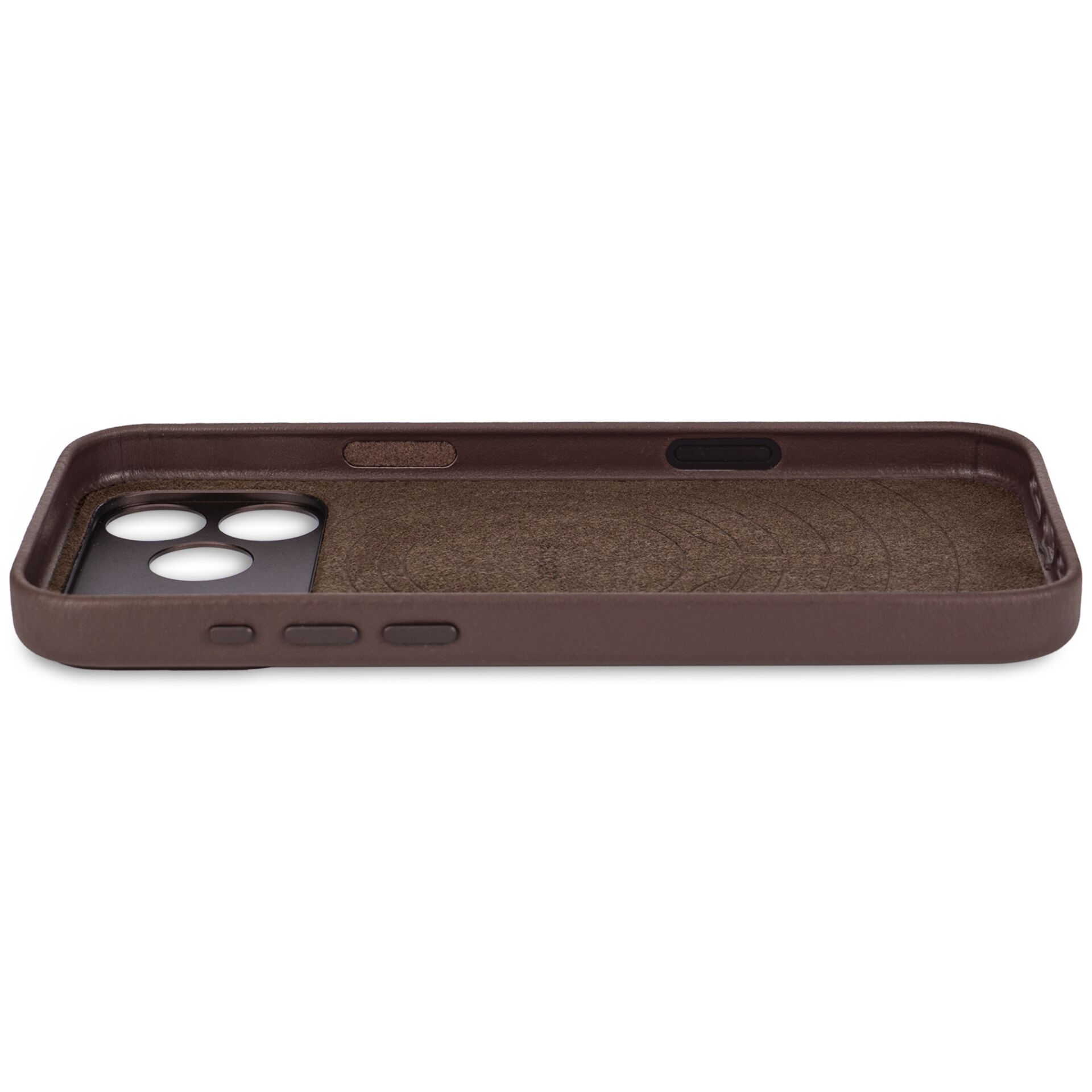 Decoded Leather Backcover Case with MagSafe for iPhone 17 Pro Max, Brown