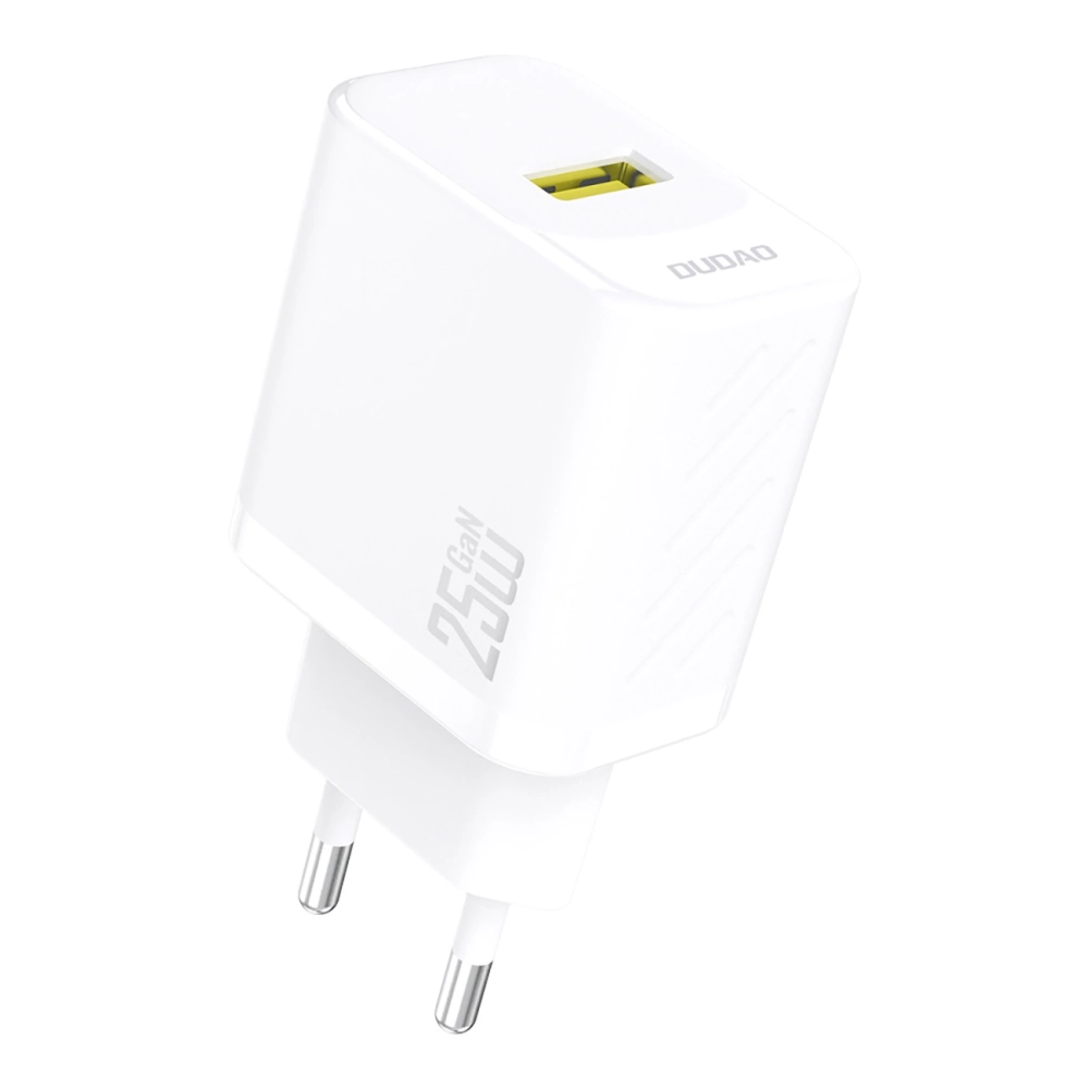 Dudao A27S 25W GaN USB-A Charger - White