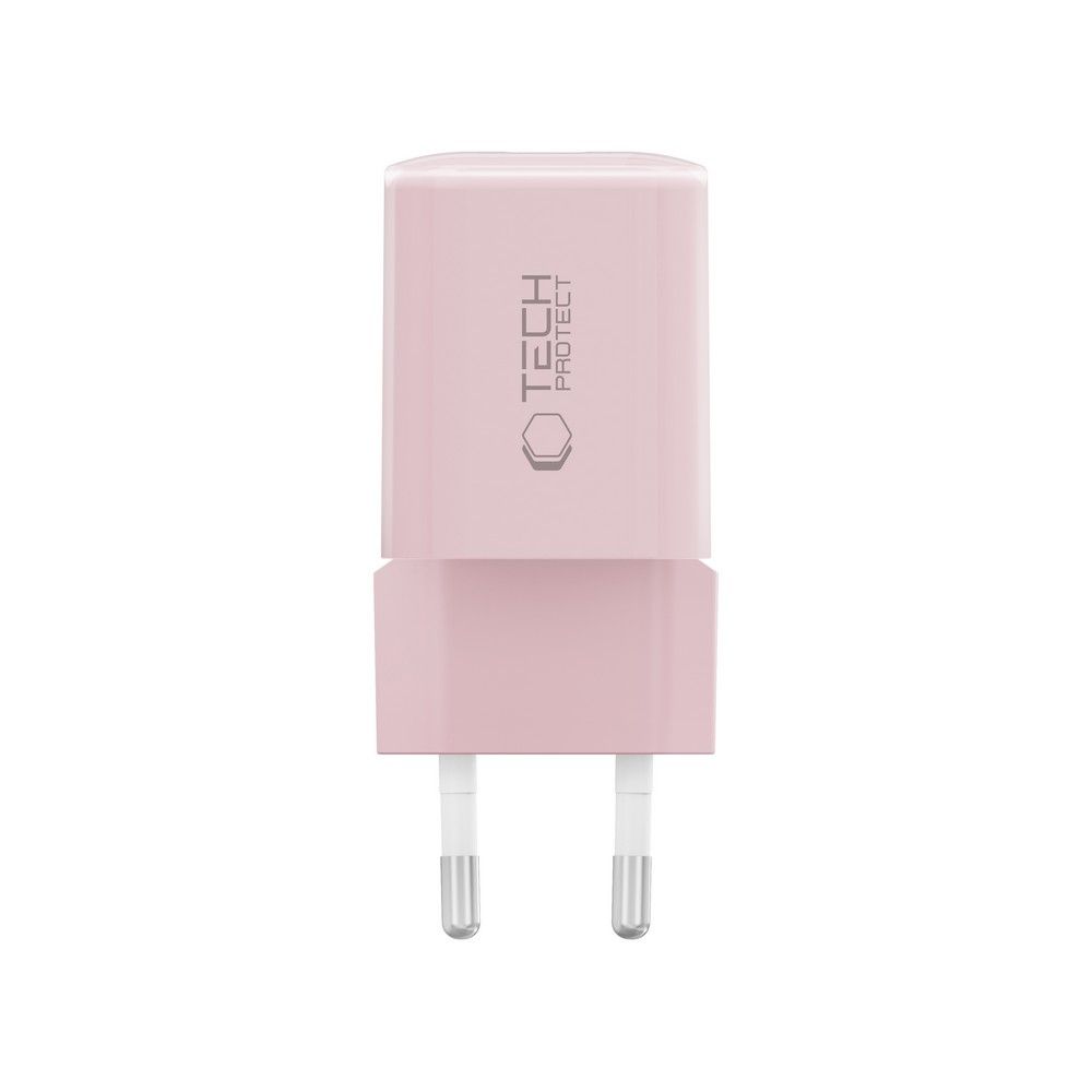 Tech-Protect NCM33W 2-port PD33W/QC3.0 wall charger - pink (1)