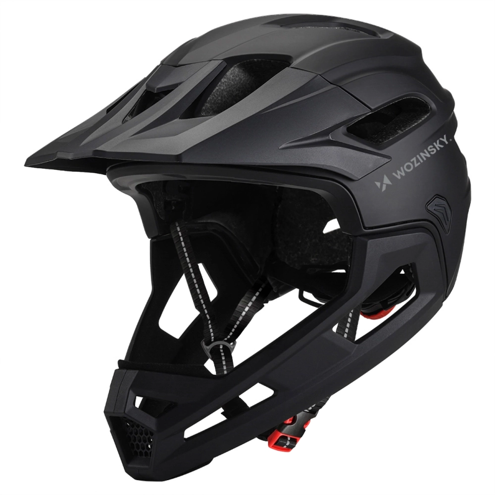Wozinsky Lightweight Full Face Bike Helmet L - Black