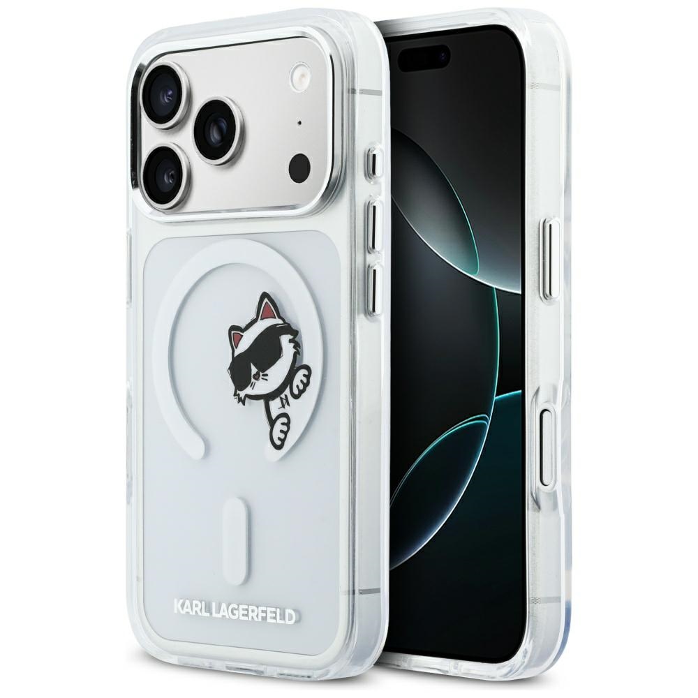 Karl Lagerfeld IML Peekaboo MagSafe Phone Case Cover iPhone 17 Pro - Clear