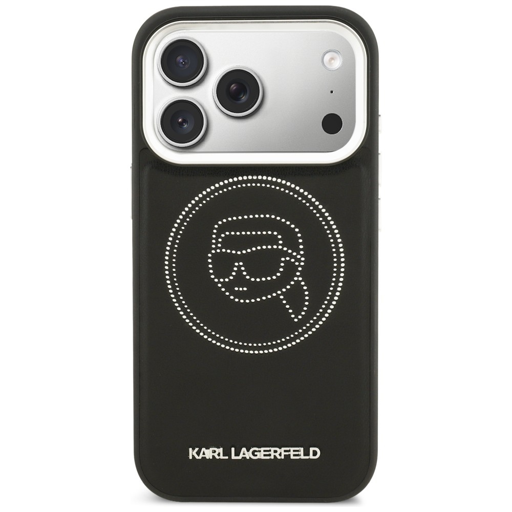 Karl Lagerfeld K Head Point Logo MagSafe Phone Case Cover iPhone 17 Pro Max - Black (1)