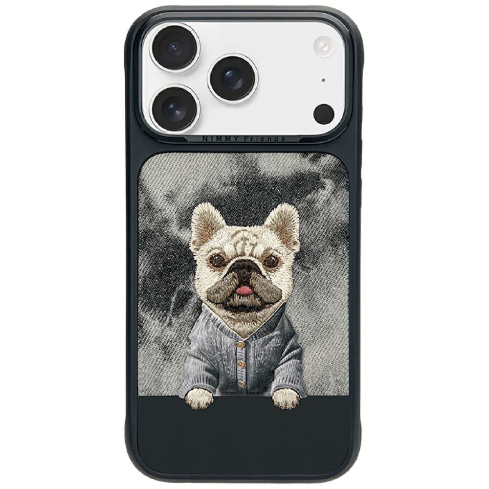 Nimmy Gentle Pets MagSafe Phone Case Cover iPhone 17 Pro - Black Dog Design