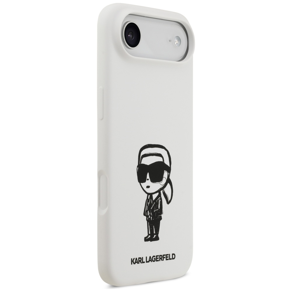 MagSafe Silicone Case Karl Lagerfeld iPhone 17 Air White (2)