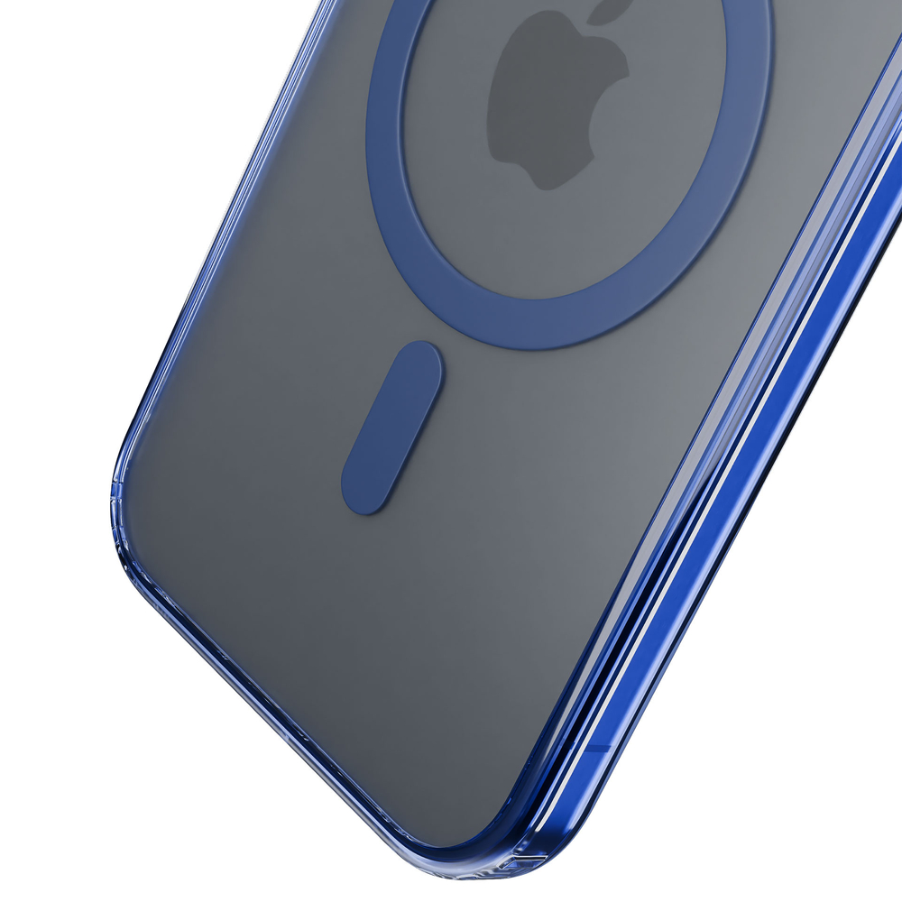 3Mk Protection Frosty MagCase for Apple iPhone 16 Pro, Blue