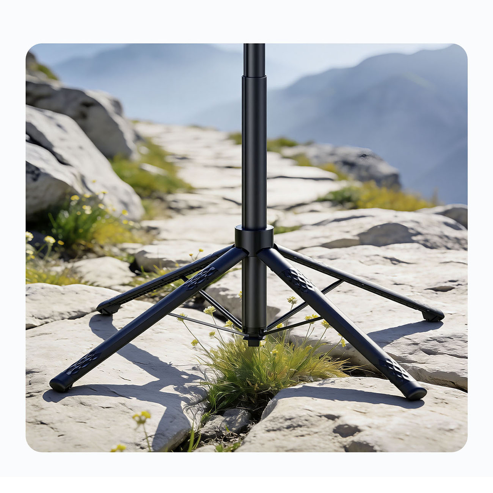Orico SPN185 Selfie Stick Tripod with 1/4\" Thread and Bluetooth 5.2, Black