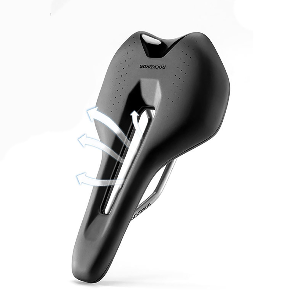 Rockbros RK145 sporta anatomiskais velosipēda sēdeklis melns