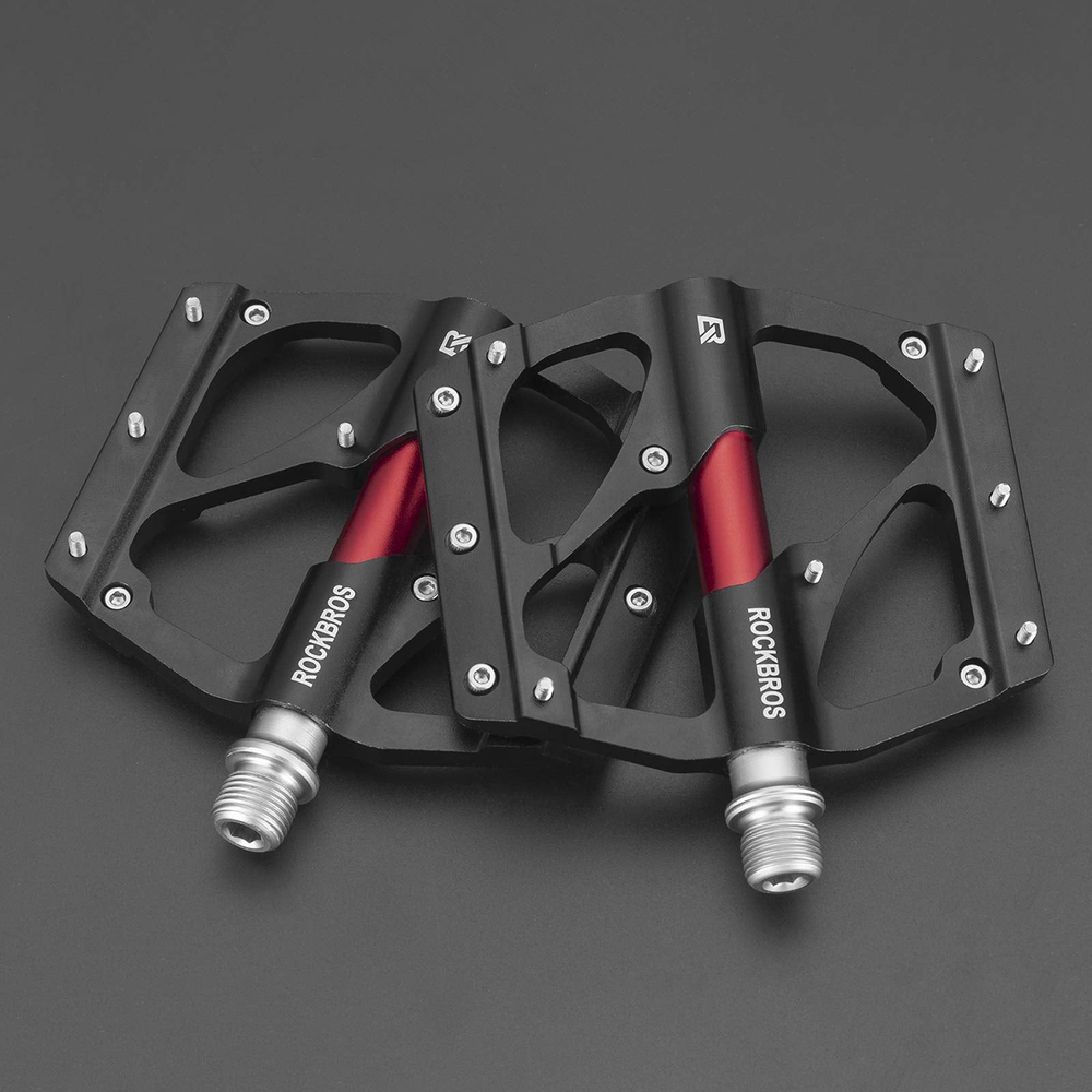 Rockbros 2020-12BBK Aluminum Bicycle Pedals - Black