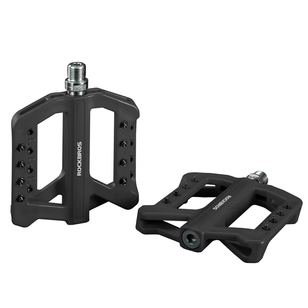 Rockbros RK01 Nylon Bicycle Pedals, Black