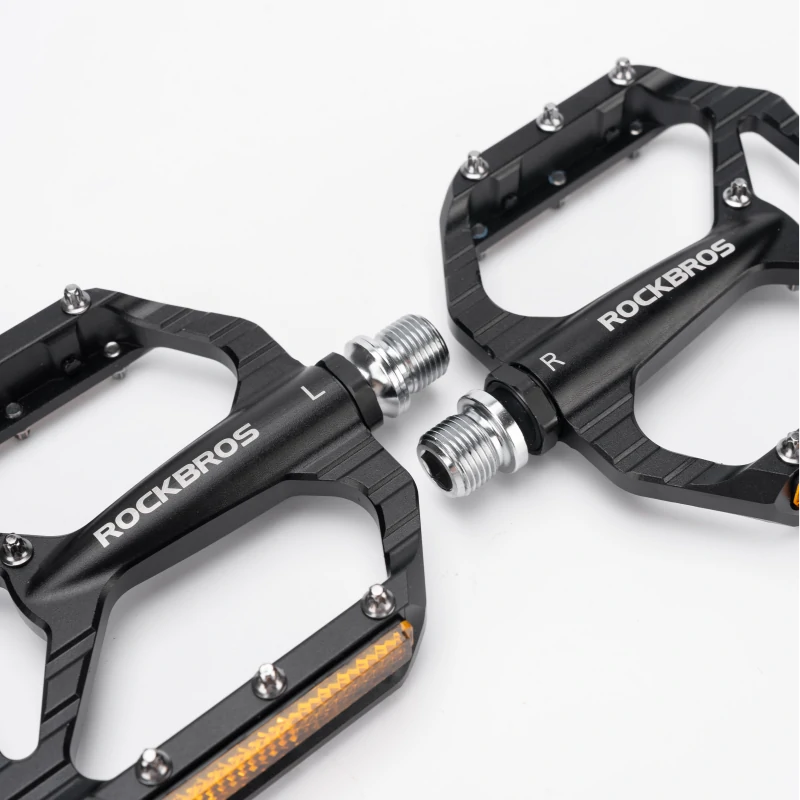 Rockbros C700 Aluminum Platform Bicycle Pedals, Black