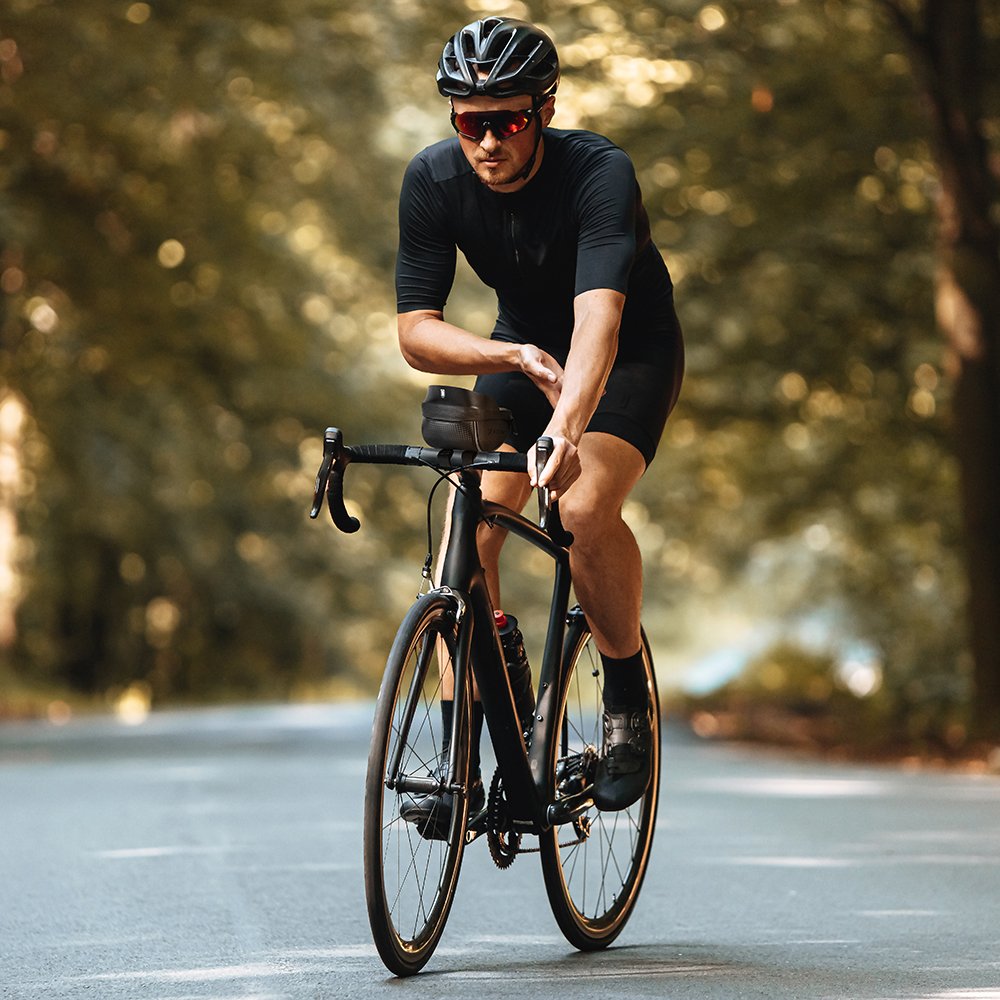 Wozinsky Bicycle Front Frame Handlebar Bag Touch Screen Phone Holder 1L, black (0)