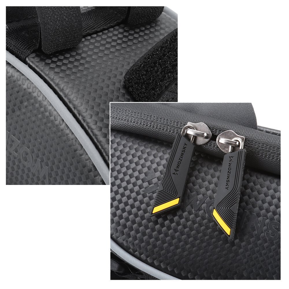 Wozinsky Bicycle Front Frame Handlebar Bag Touch Screen Phone Holder 1L, black (2)