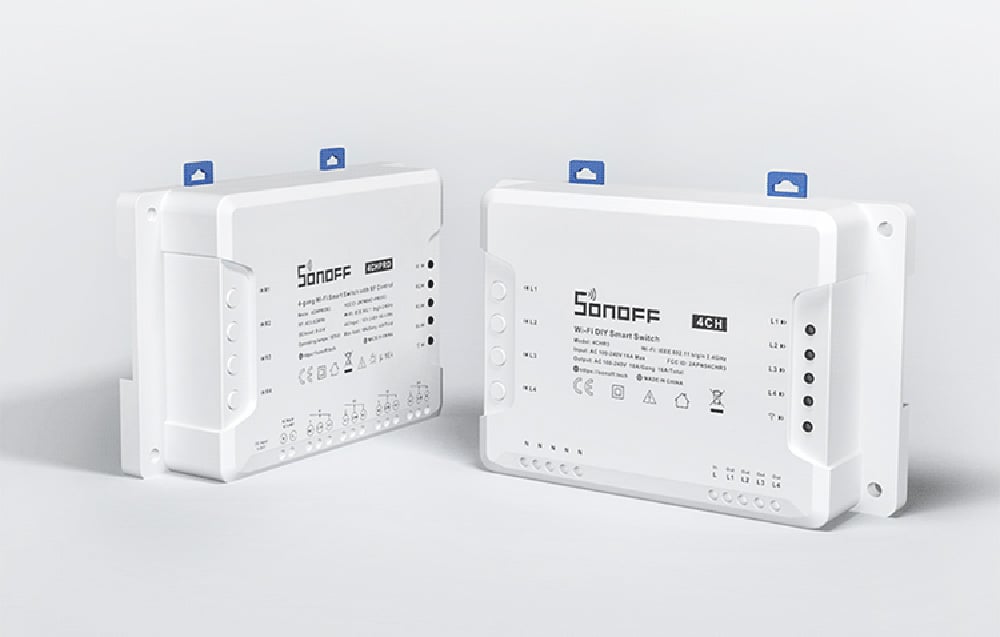 SONOFF 4CHR3 Smart 4-Channel Wi-Fi Switch, White (3)