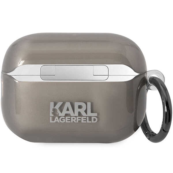 Karl Lagerfeld AirPods Pro 2 Cover Ikonik Karl Black (0)