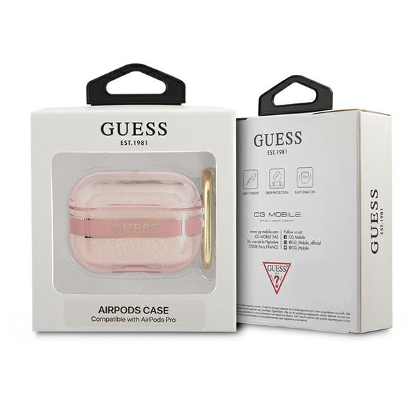 Guess AirPods Pro Cover Strap Collection Pink (1)