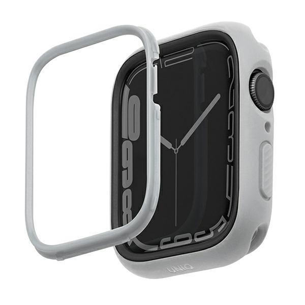 Apple Watch Series 4 / 5 / 6 / 7 / 8 / SE 40 / 41 mm Uniq Etui Moduo Cover Case, Chalk-Stone Grey