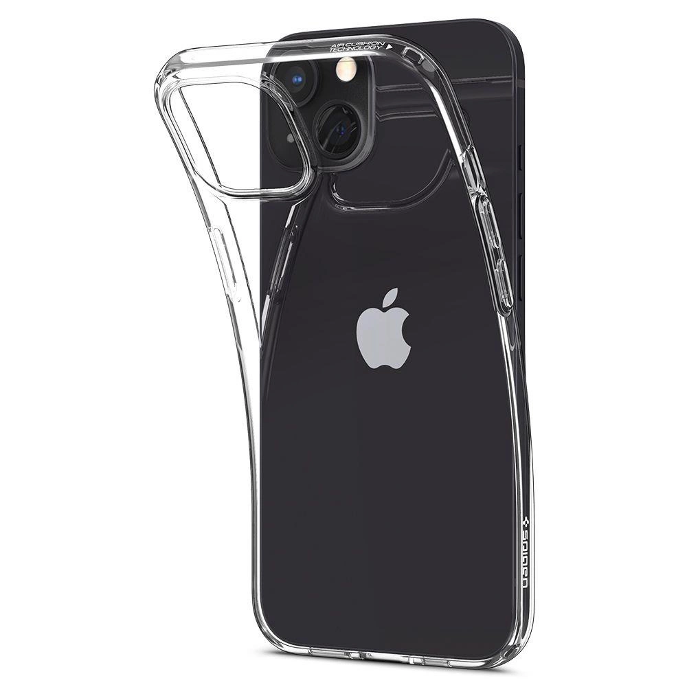 Apple iPhone 13 mini 5.4\'\' Spigen Liquid Crystal TPU Case Cover, Transparent