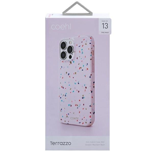 Apple iPhone 13 Pro Max 6,7" Uniq Etui Coehl Terrazzo Case Cover, Pink (0)