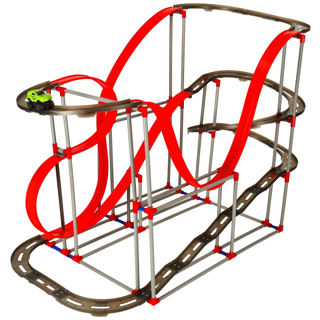 Anti-Gravity Car Track 130cm XXL, 175 Pieces