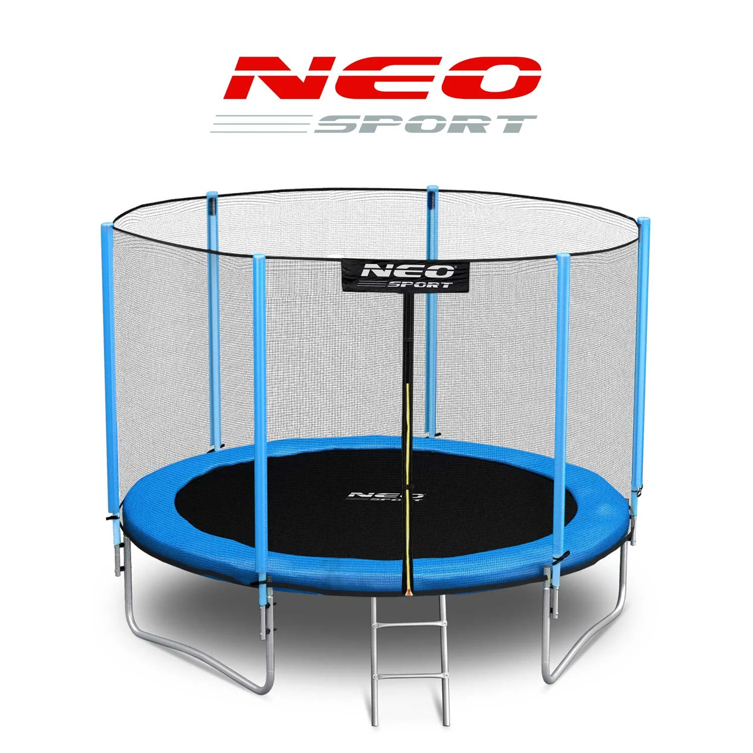 Neo-Sport Garden Trampoline 183 cm (6ft) with Outer Net and Ladder