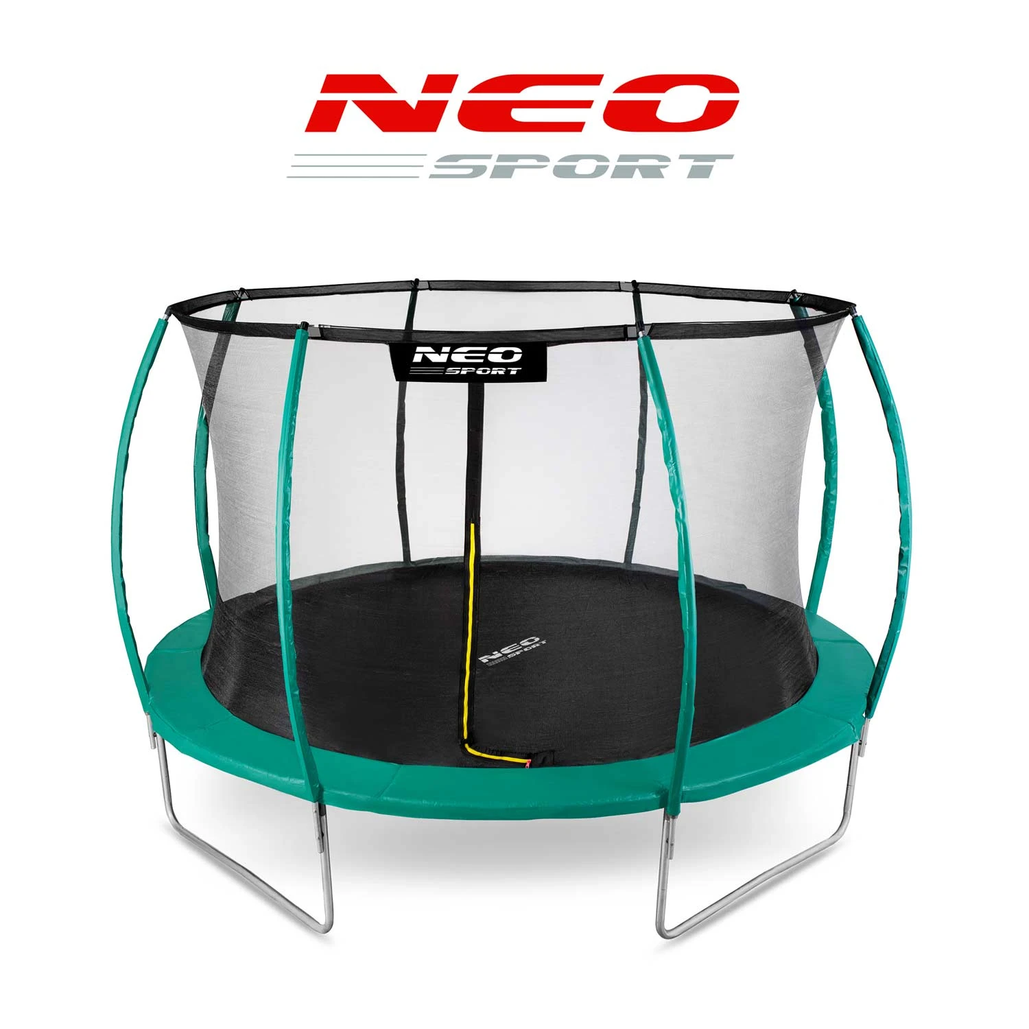 Neo-Sport NS-14C181 Garden Trampoline 435 cm (14ft) with Inner Net, Green