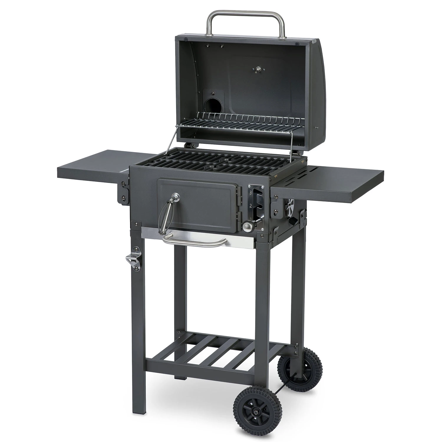 Berdsen BD-892 Charcoal Grill with Cover, Black