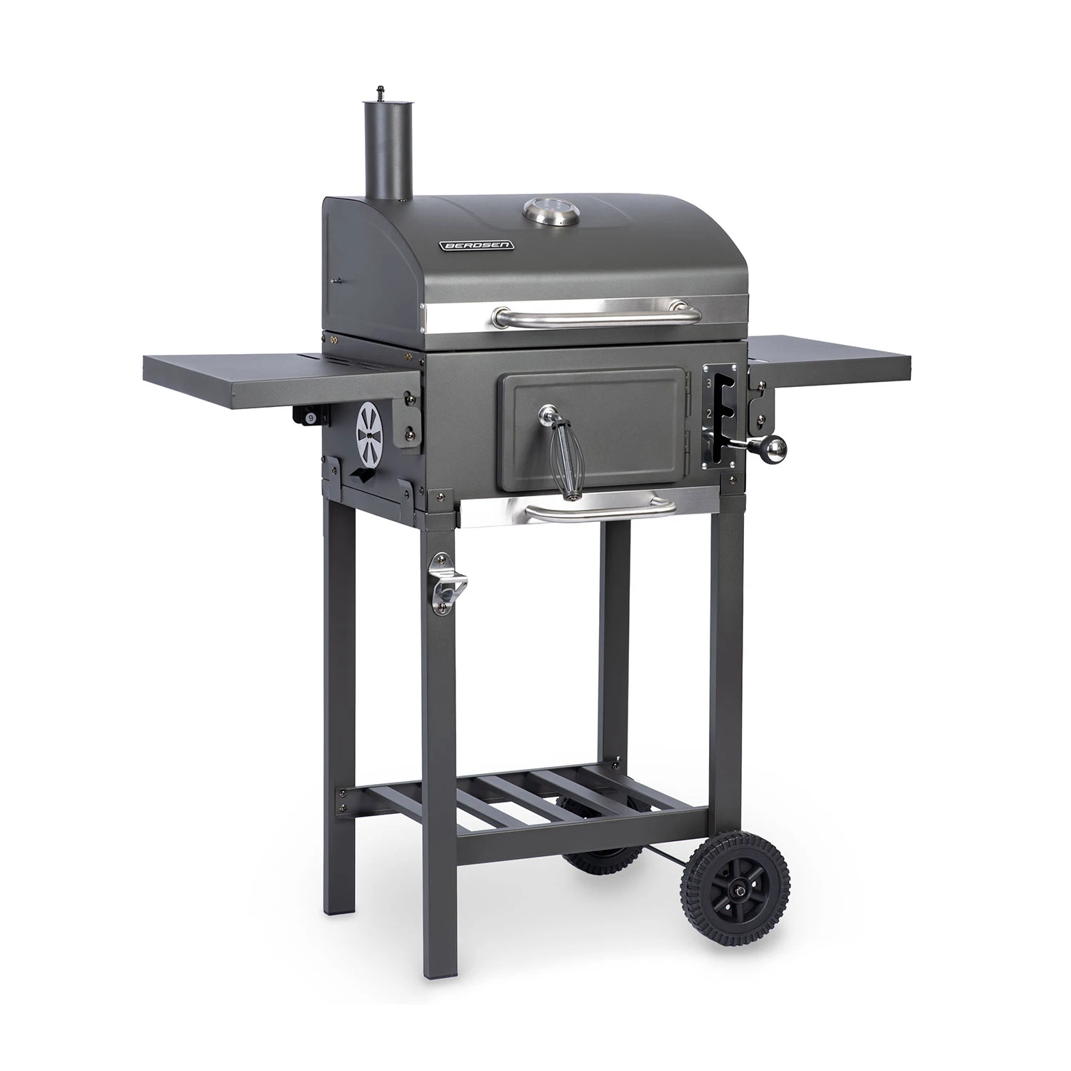 Berdsen BD-892 Charcoal Grill with Cover, Black