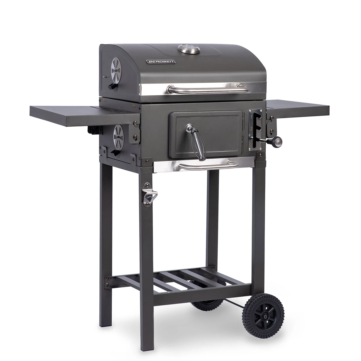 Berdsen BD-892 Charcoal Grill with Cover, Black