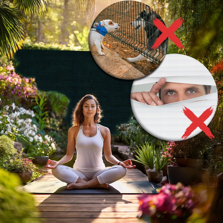 Plonos Premium Green UV Protection Garden Shade Net 1.5x25m 140g/m² + 50 Clips (2)