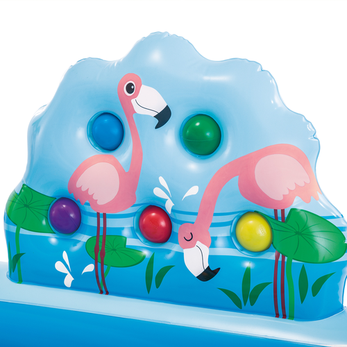 Intex 57161 Inflatable Water Play Center with Slide, Blue