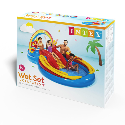 Inflatable Kids Water Play Center Pool with Slide INTEX 57453 (0)
