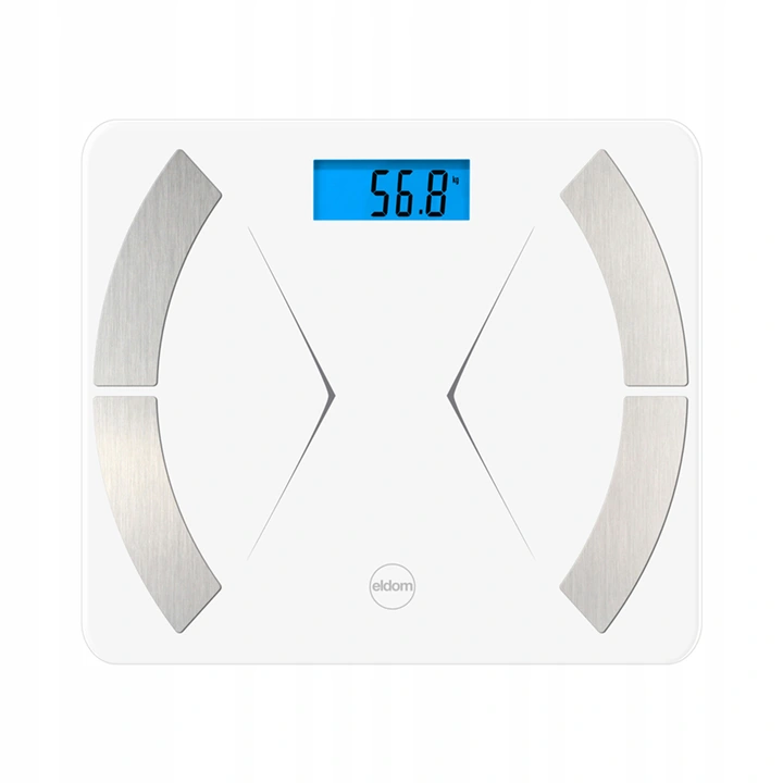 Eldom TWO500 Smart Bluetooth Body Fat Scale, White