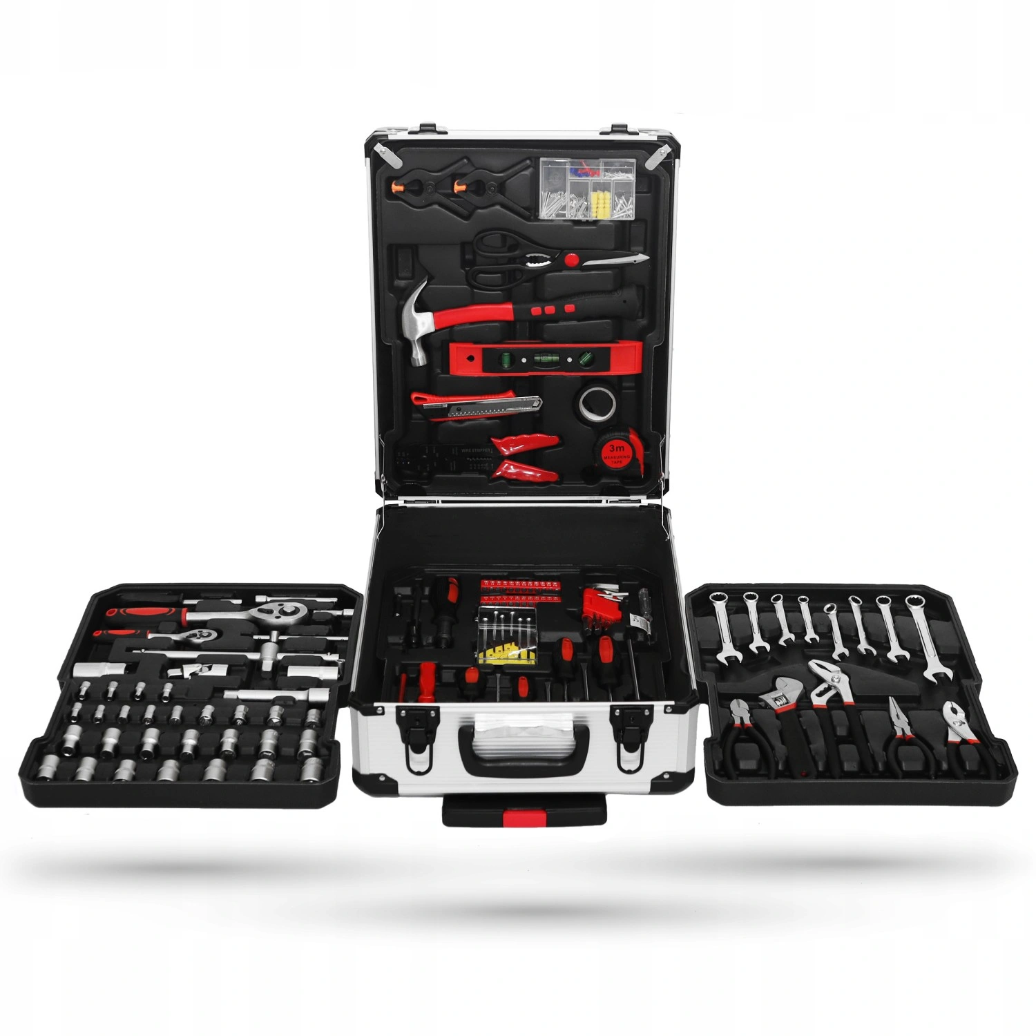 Bauerkraft H-077 Large Tool Set in Rolling Case, 189 pcs