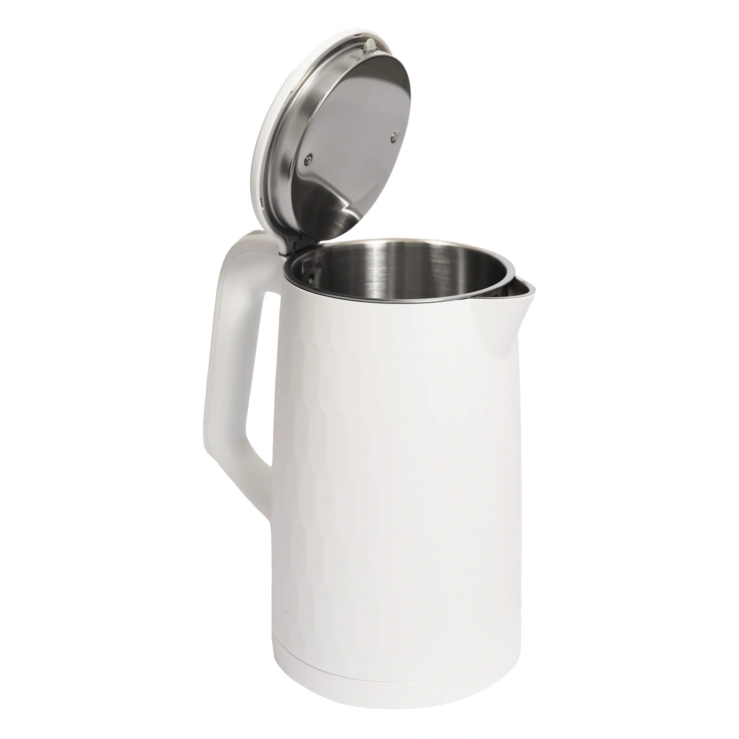 Cordless Electric Kettle 1.8L 1500W for Travel, White