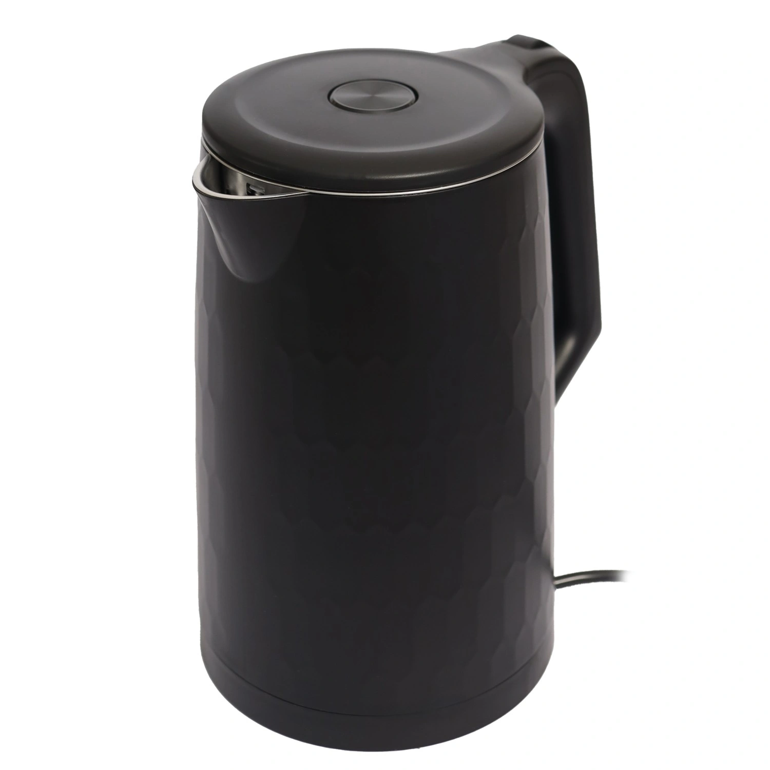 Cordless Electric Kettle 1.8 L 1500W with Swivel Base, Black