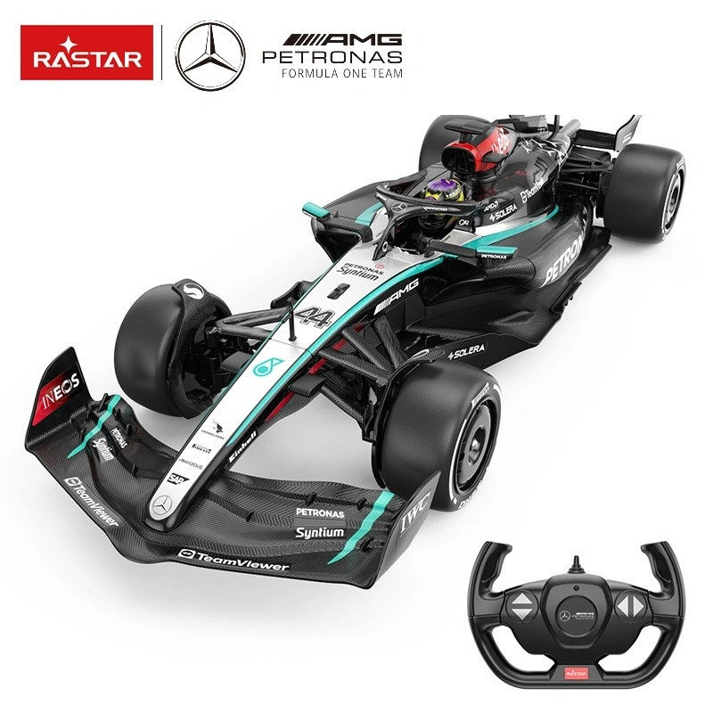 Машинка на радиоуправлении Rastar Mercedes AMG F1 W15 E, 1:12, серебристая