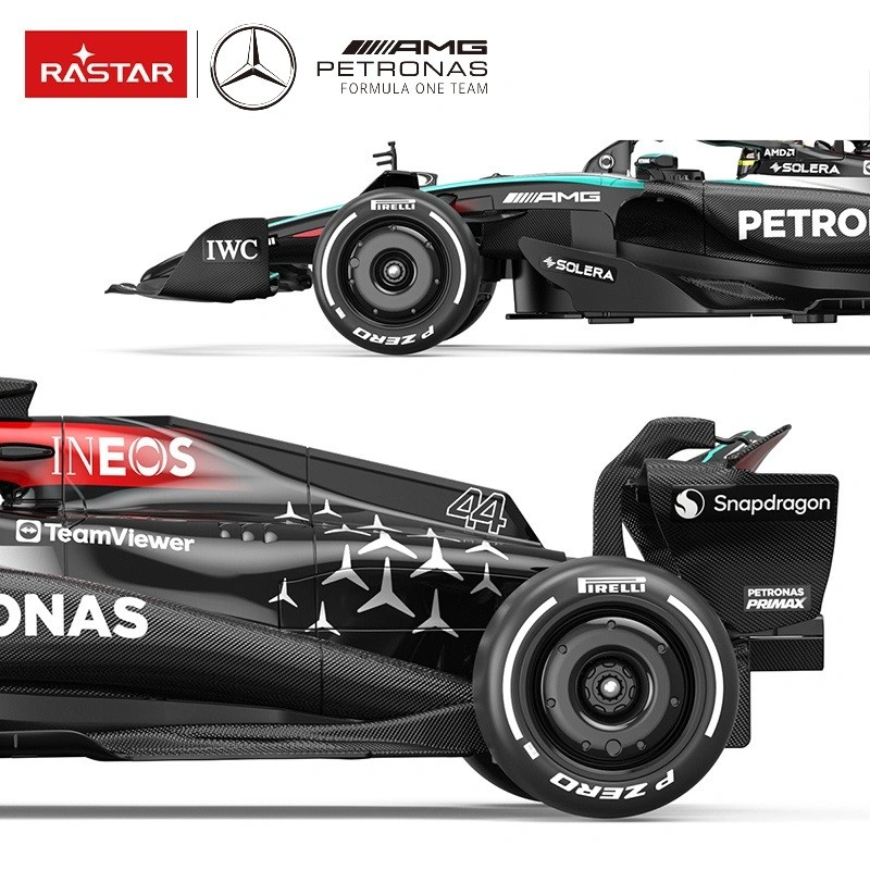 Машинка на радиоуправлении Rastar Mercedes AMG F1 W15 E, 1:12, серебристая