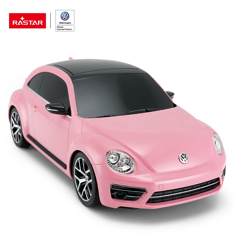 Машинка на радиоуправлении Rastar Volkswagen Beetle R/C 1:14, розовая