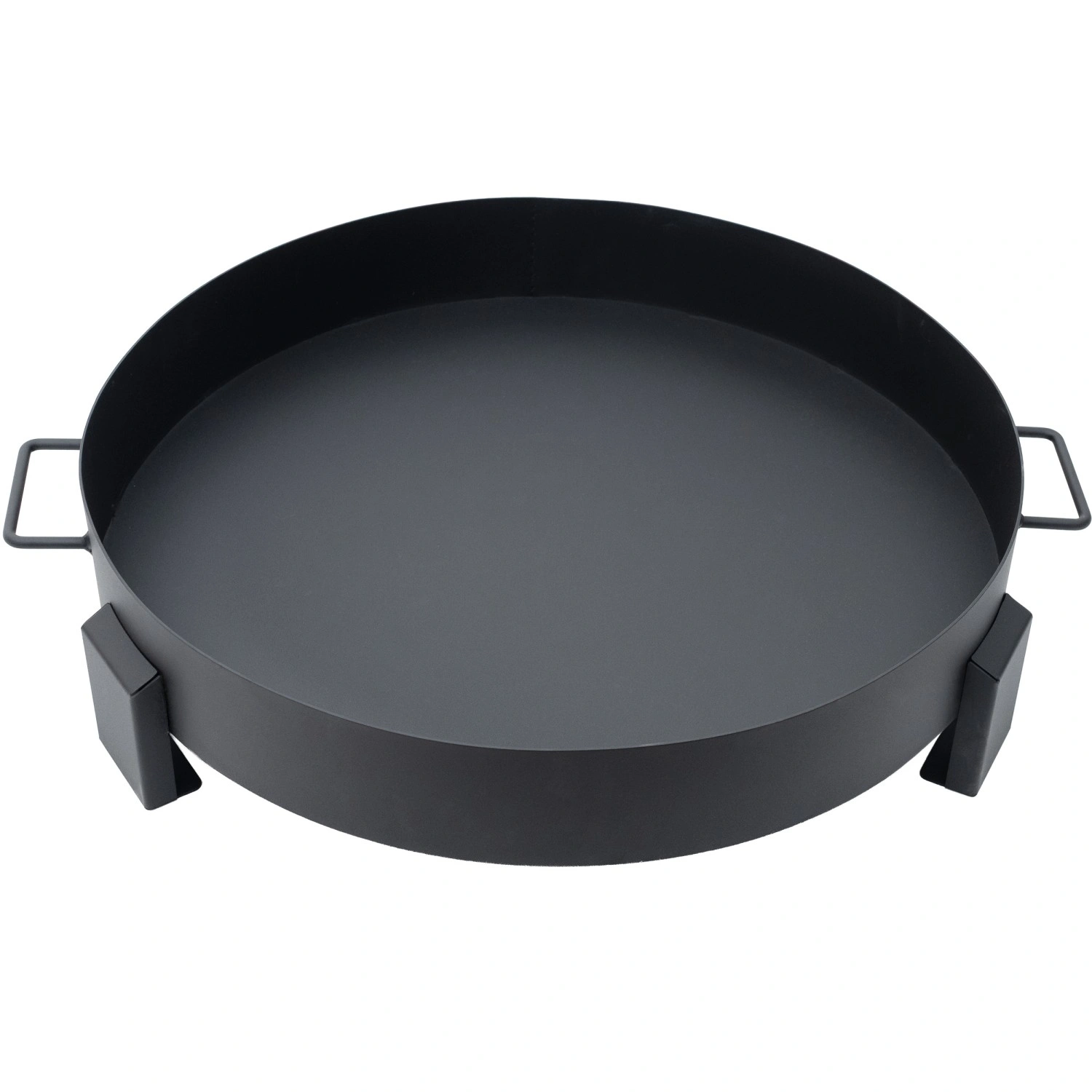 Large Cast Iron Garden Fire Pit 60 cm with Handles
