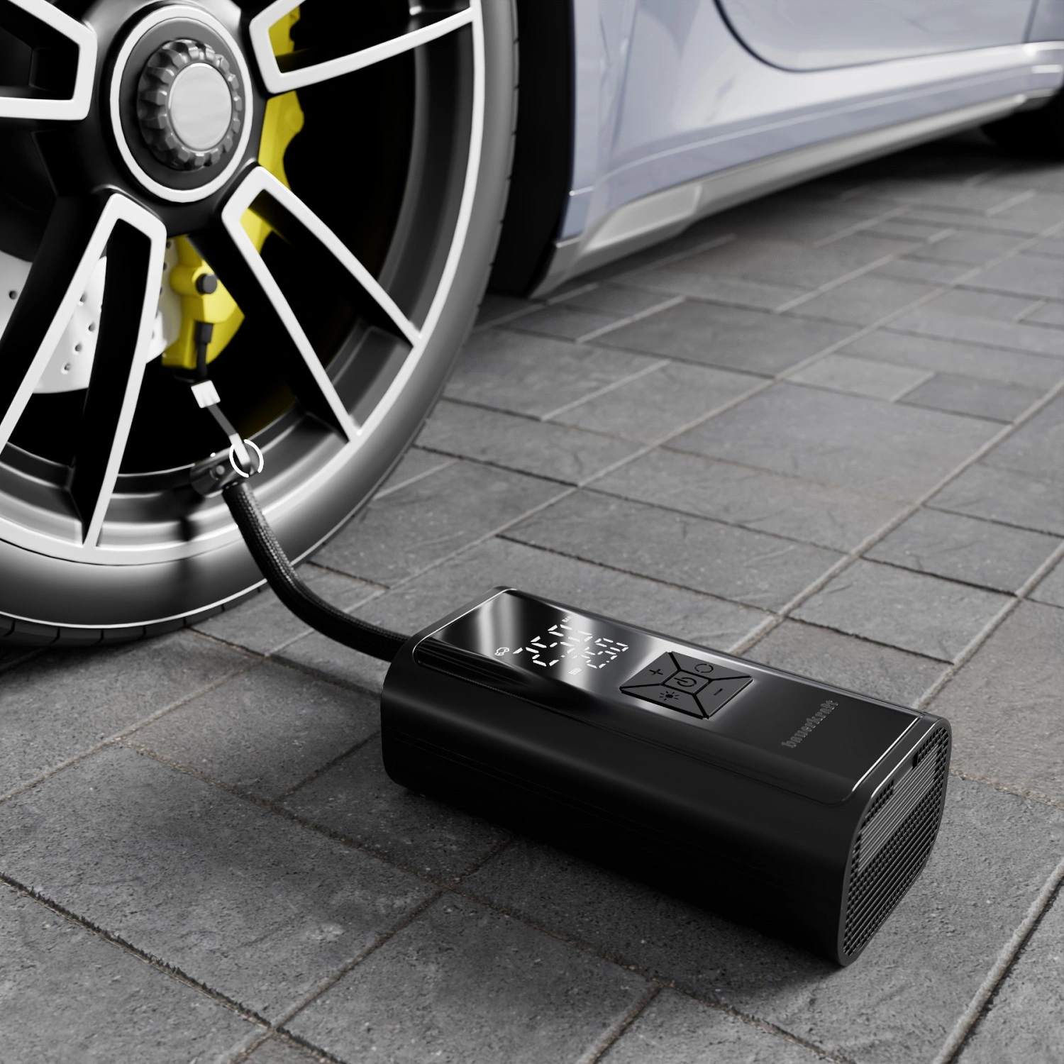Portable Air Compressor Electric Tire Inflator 150 PSI 6000mAh