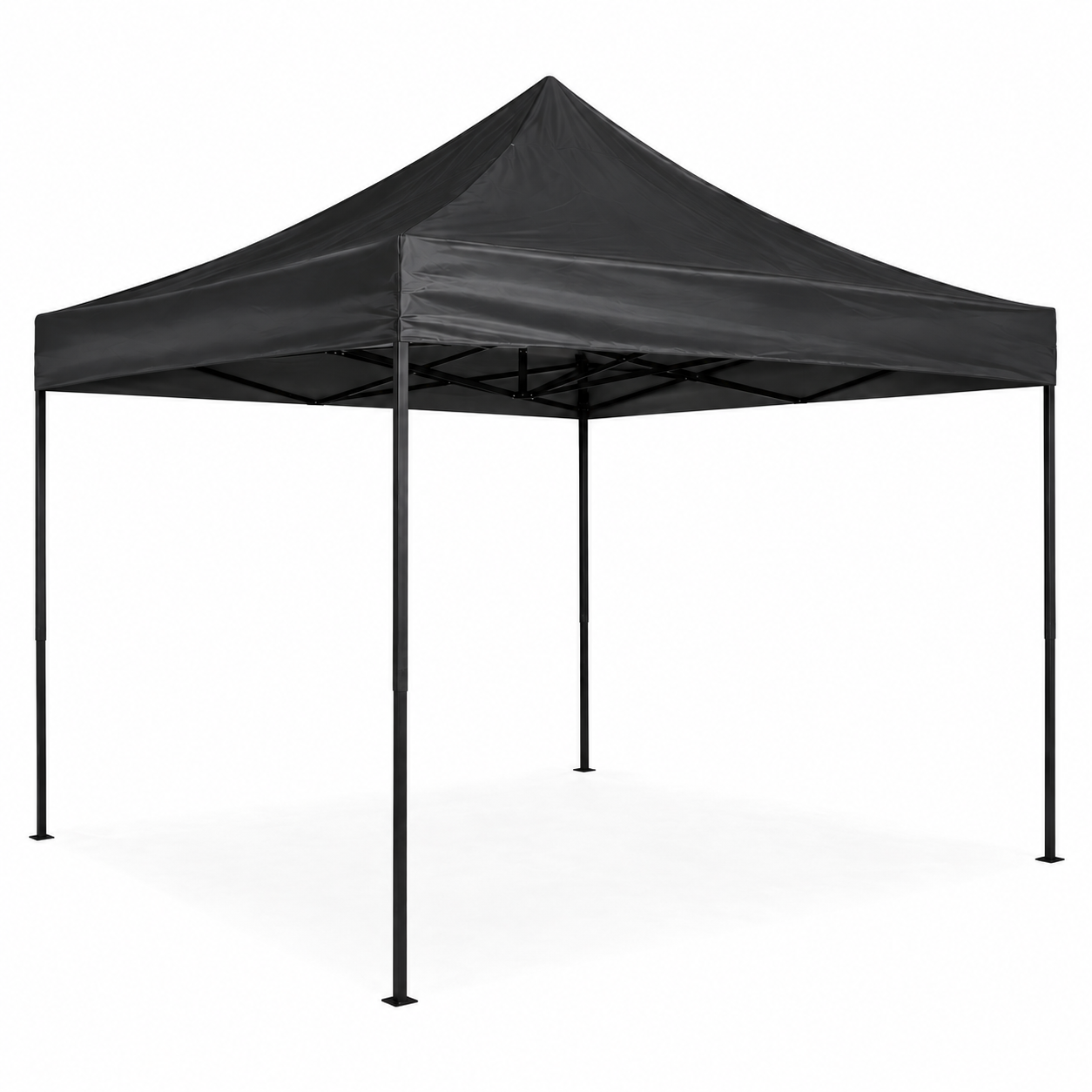Pop-up Gazebo MultiGarden 3x3 m Folding Garden Tent Black