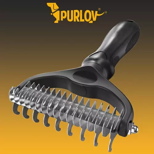 Purlov 20427 Двусторонняя Расческа-Колтунорез для Собак и Кошек