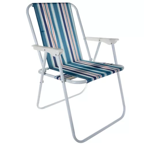 Trizand Bergamo Folding Camping Chair, Blue
