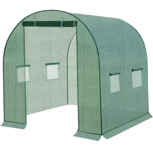 Replacement Polytunnel Greenhouse Cover 2x2x2m Gardlov 23305, Green