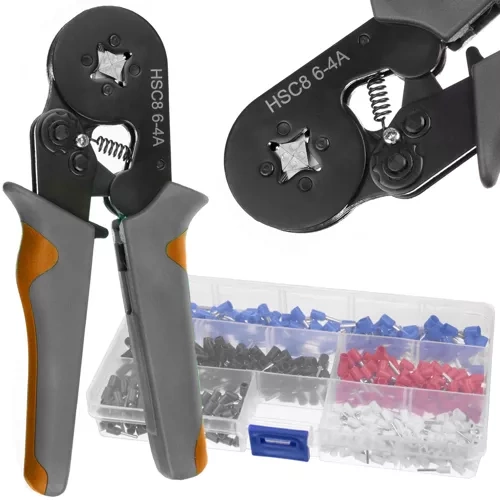 Ferrule Crimping Tool Kit for 0.25-10mm² Wire Terminals Bigstreen 23271