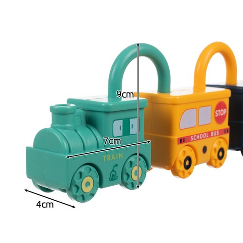 Educational Lock and Key Toy Cars for Toddlers 24712 (1)